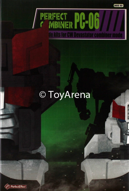 Perfect Effect PC-06 Perfect Combiner Devastator Upgrade Set Chibi Statue
