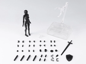 Culture Enthusiast S.H. Figuarts Woman Female Body Chan Solid Black Color Ver. DX Set 2 Action Figure
