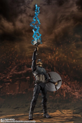 Economic Lesson S.H. Figuarts Avengers: Endgame Captain America Final Battle Edition Action Figure (USA Ver.)
