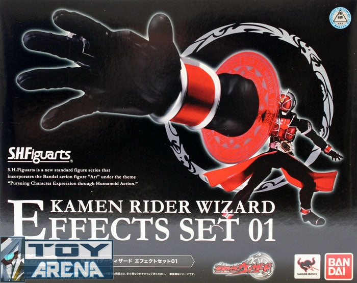 S.H. Figuarts Masked Kamen Rider Wizard Effect Set 01 Bandai Exclusive Action Figure Asteroid Belt
