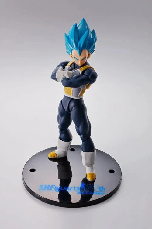 S.H. Figuarts Dragon Ball Super Broly Super Saiyan God Super Saiyan Vegeta (15th Anniversary Ver.) Action Figure Parallel Universe Bug Fix