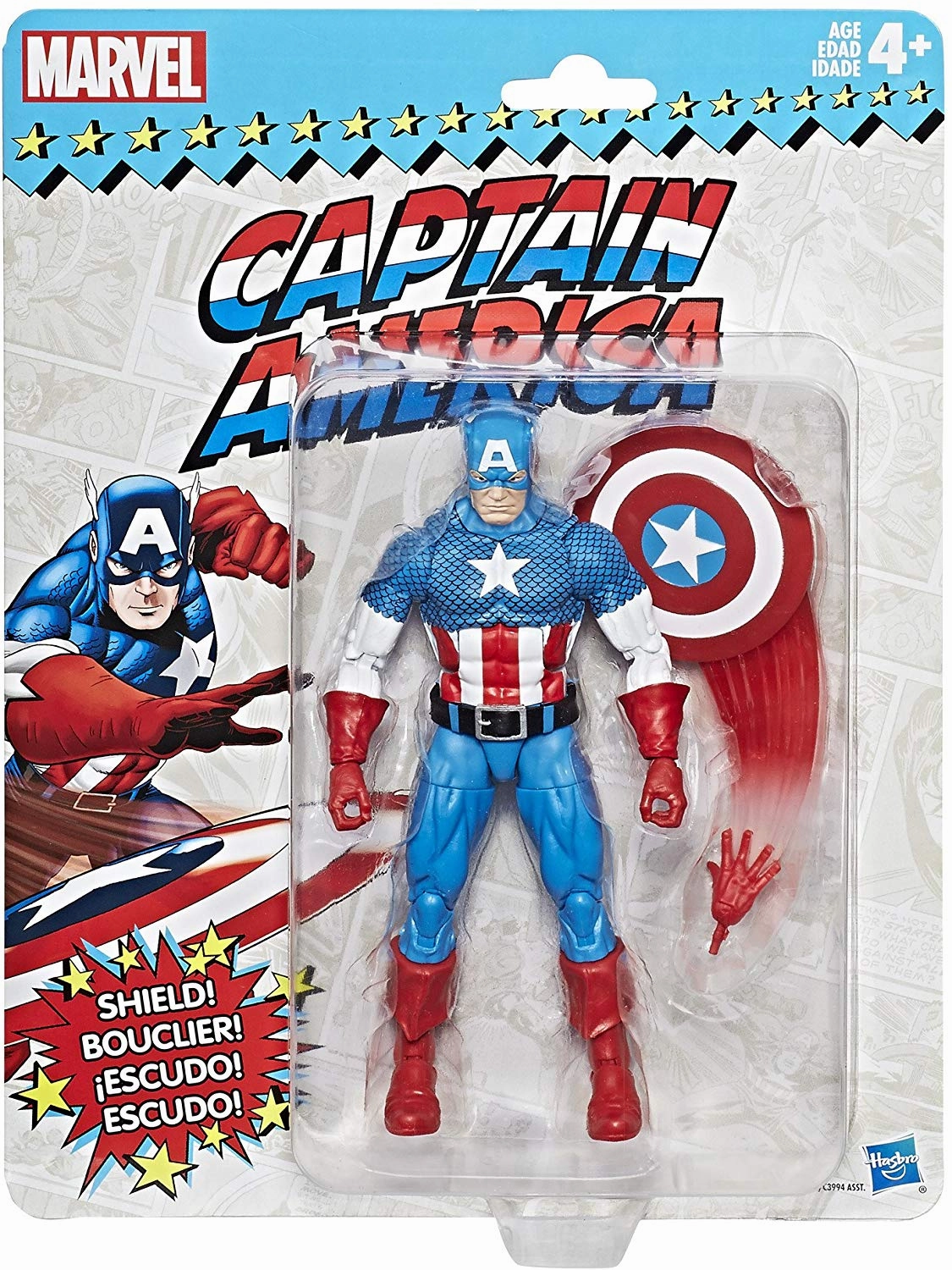 Marvel Legends Vintage Retro Series Captain America Wave 1 Action Figure Movie Character