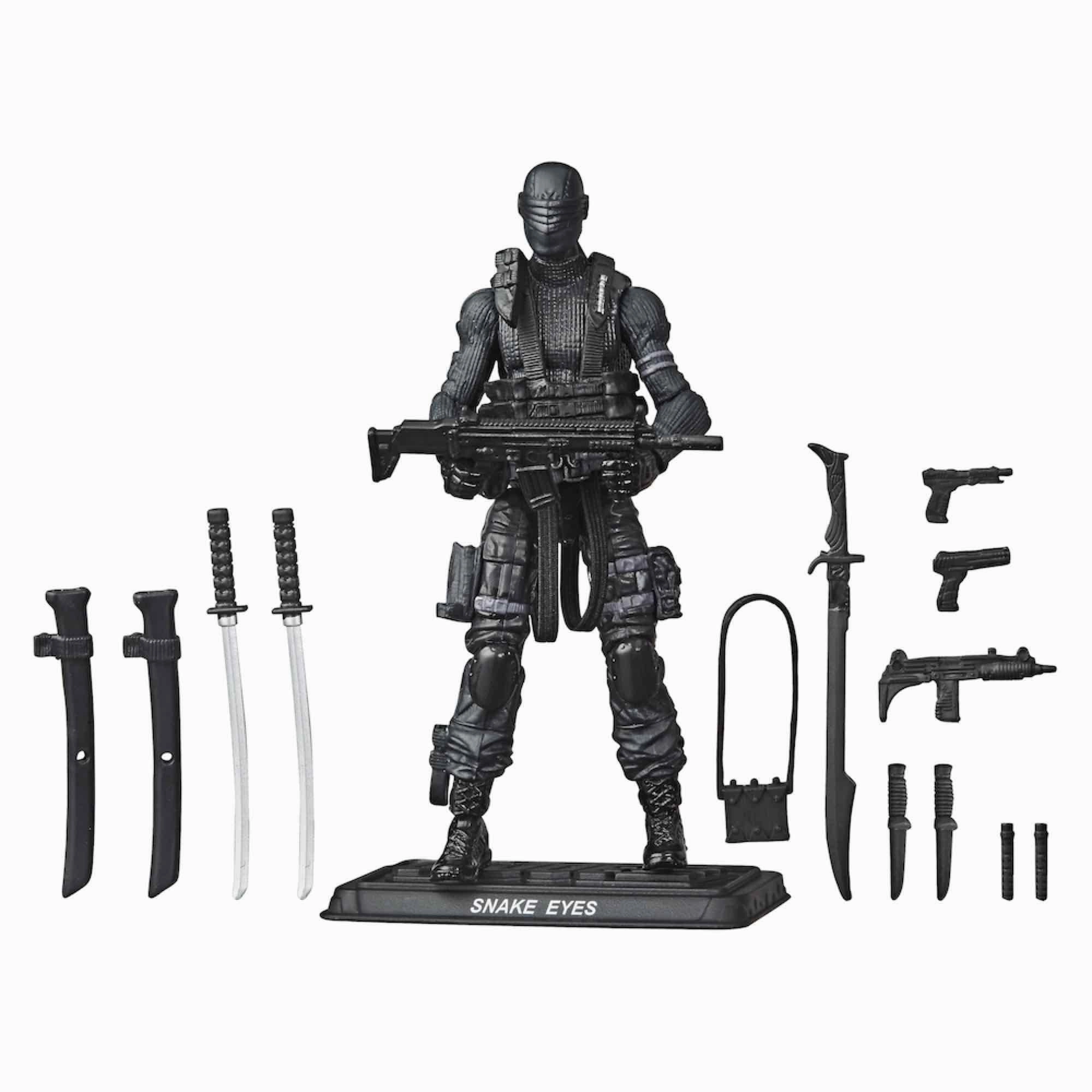 Display Cabinet Medieval Knight Hasbro Retro G.I. Joe Snake Eyes Walmart Exclusive Action Figure