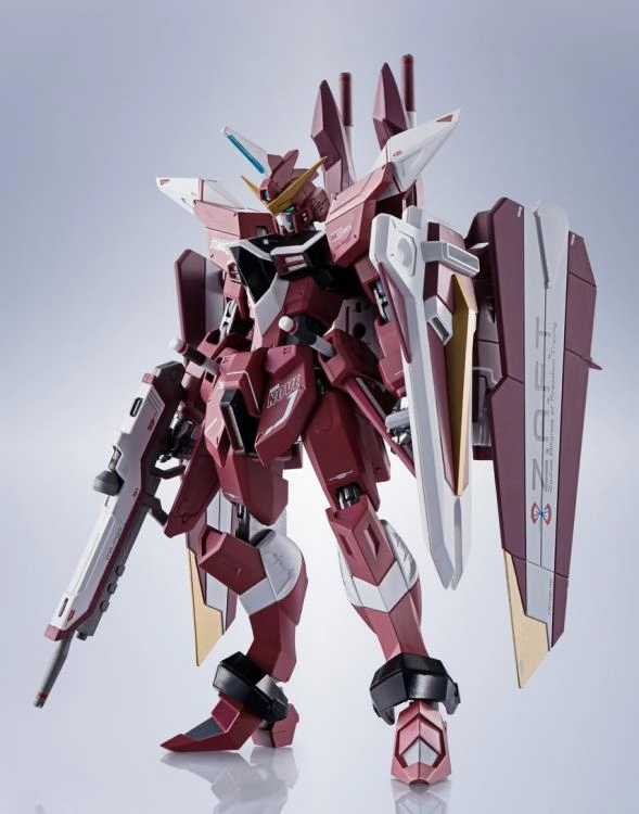 Bandai Metal Robot Spirits Gundam Seed Justice Gundam Action Figure Desktop Decor Cyborg Design