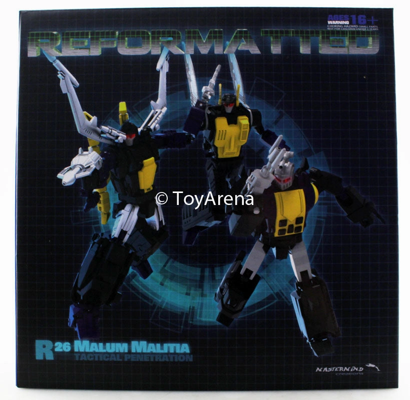 Exclusive Outfit Protective Case R-26 Reformatted Malum Malitia Mastermind Creations MMC Action Figure Set