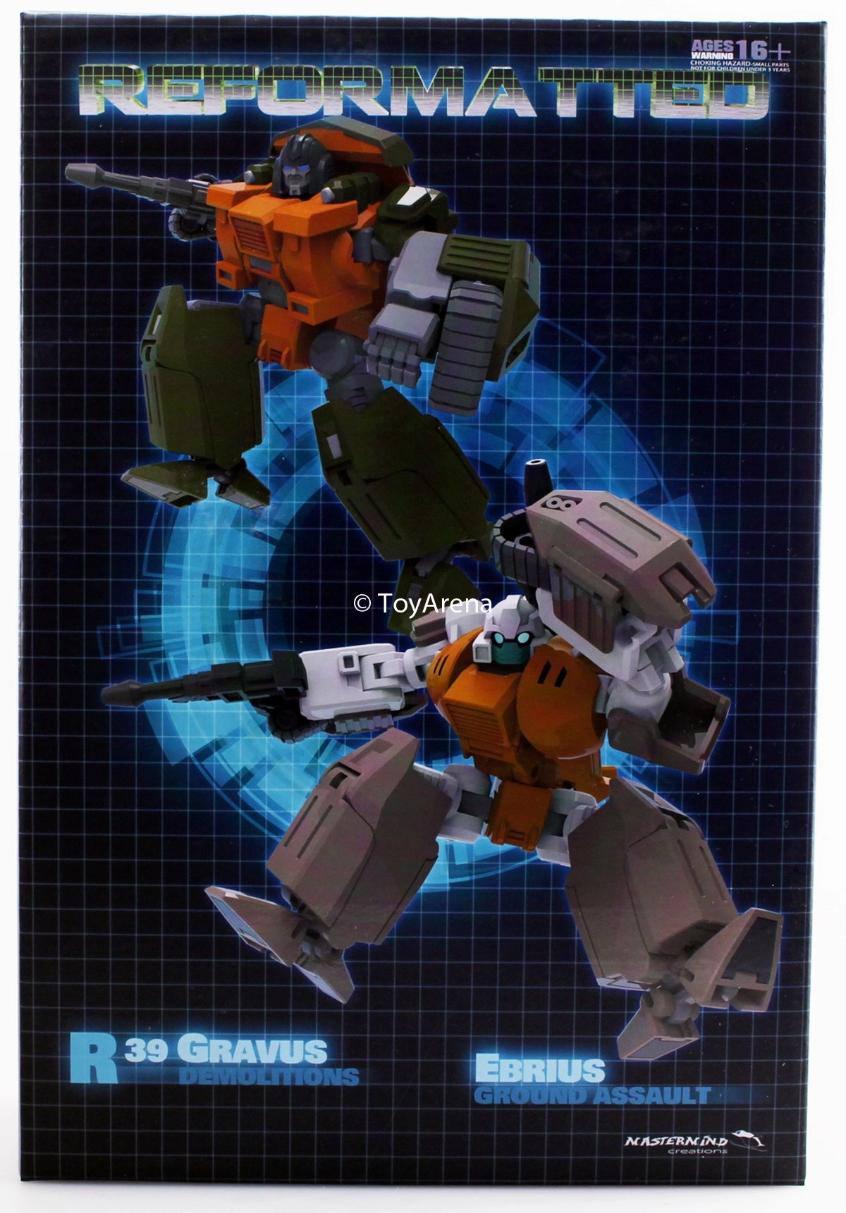 R-39 Reformatted Ebrius and Gravus MMC Mastermind Creations Action Figure Two Pack Seasonal Rotation