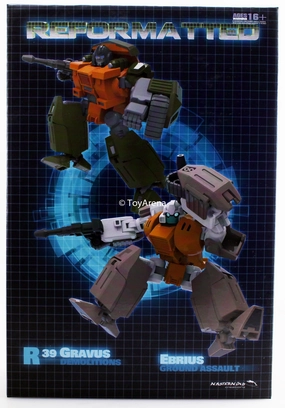 R-39 Reformatted Ebrius and Gravus MMC Mastermind Creations Action Figure Two Pack Seasonal Rotation