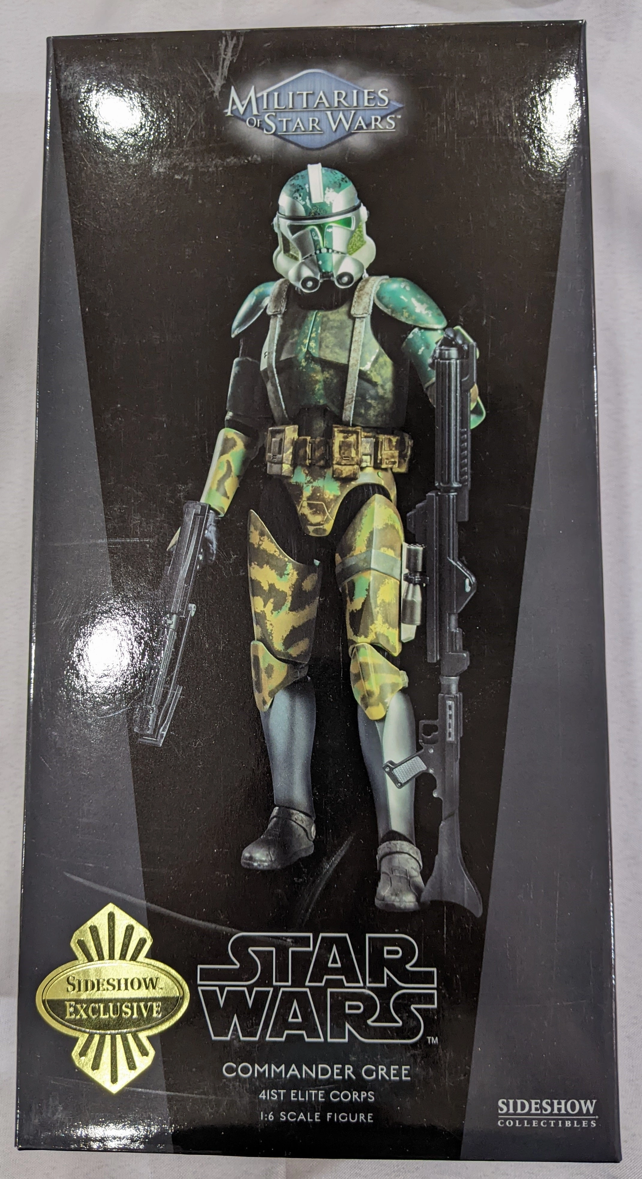 Sideshow Collectible 1/6 Star Wars Militaries of Star Wars Commander Gree 41st Elite Corps Sixth Scale Figure *Open Box* Realistic Model