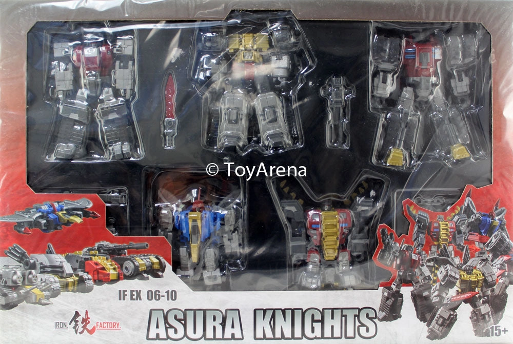 Iron Factory IF-EX06-10 Asura Knights Action Figure Set of 5 Lasting Value Fashion Doll