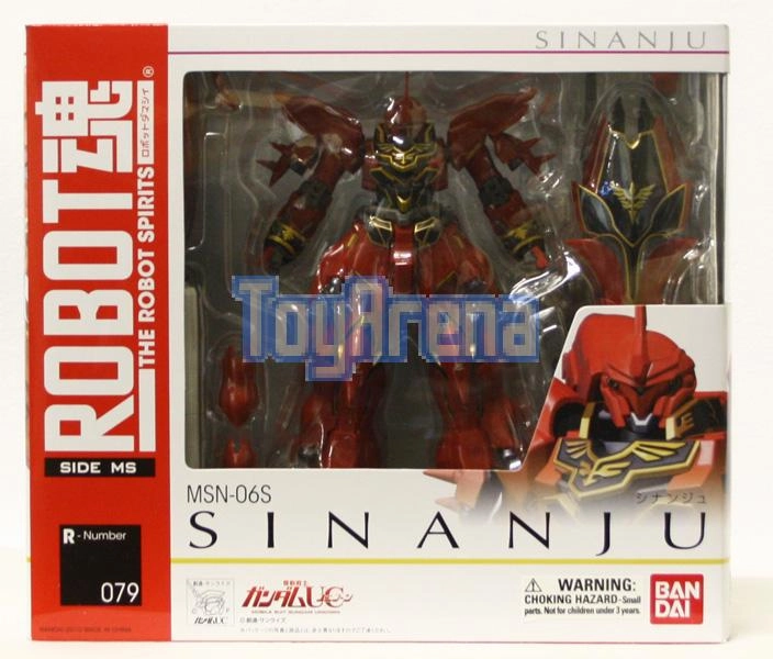 Robot Spirits Damashii #079 MSN-06S Sinanju Gundam Action Figure Cyborg Design Seasonal Favorite