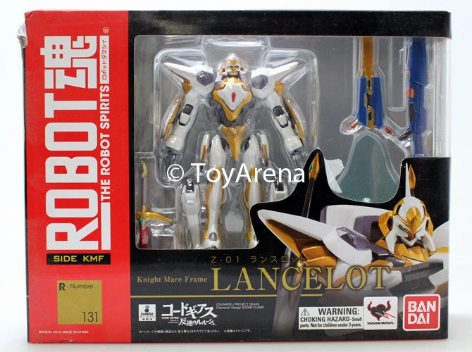 Robot Spirits Damashii #131 Lancelot Code Geass Knight Mare Frame Z-01 Action Figure SHELF WEAR Science fiction Hidden Gem