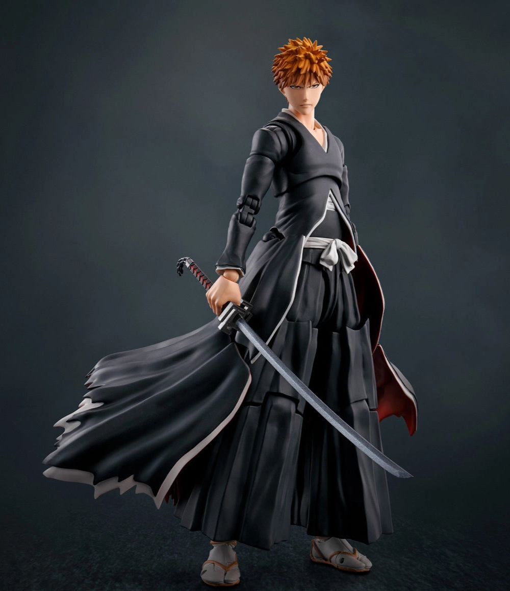 Interactive Design Nature Conserve S.H. Figuarts Bleach Ichigo Kurosaki (Getsugatensho Ver.) Action Figure