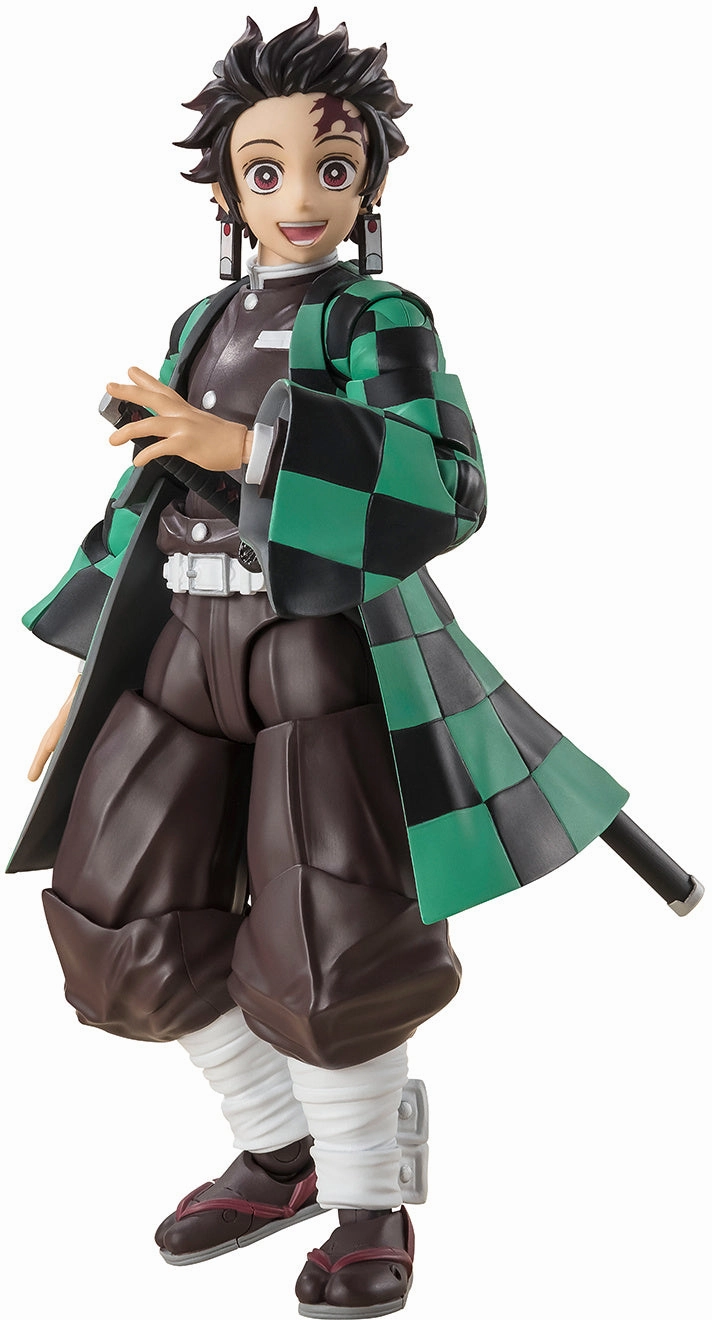 S.H. Figuarts Demon Slayer: Kimetsu no Yaiba Tanjiro Kamado Action Figure Continental Drift Talking Animal