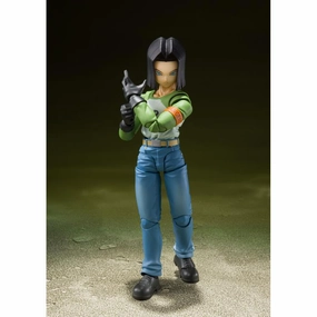 Yoga Pose S.H. Figuarts Dragon Ball Super Android 17 (Universe Survival Saga) Exclusive Action Figure