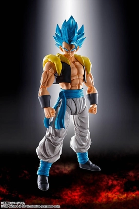 S.H. Figuarts Dragon Ball Super Saiyan God Super Saiyan Gogeta Bandai Action Figure Timer Clock Specification Match