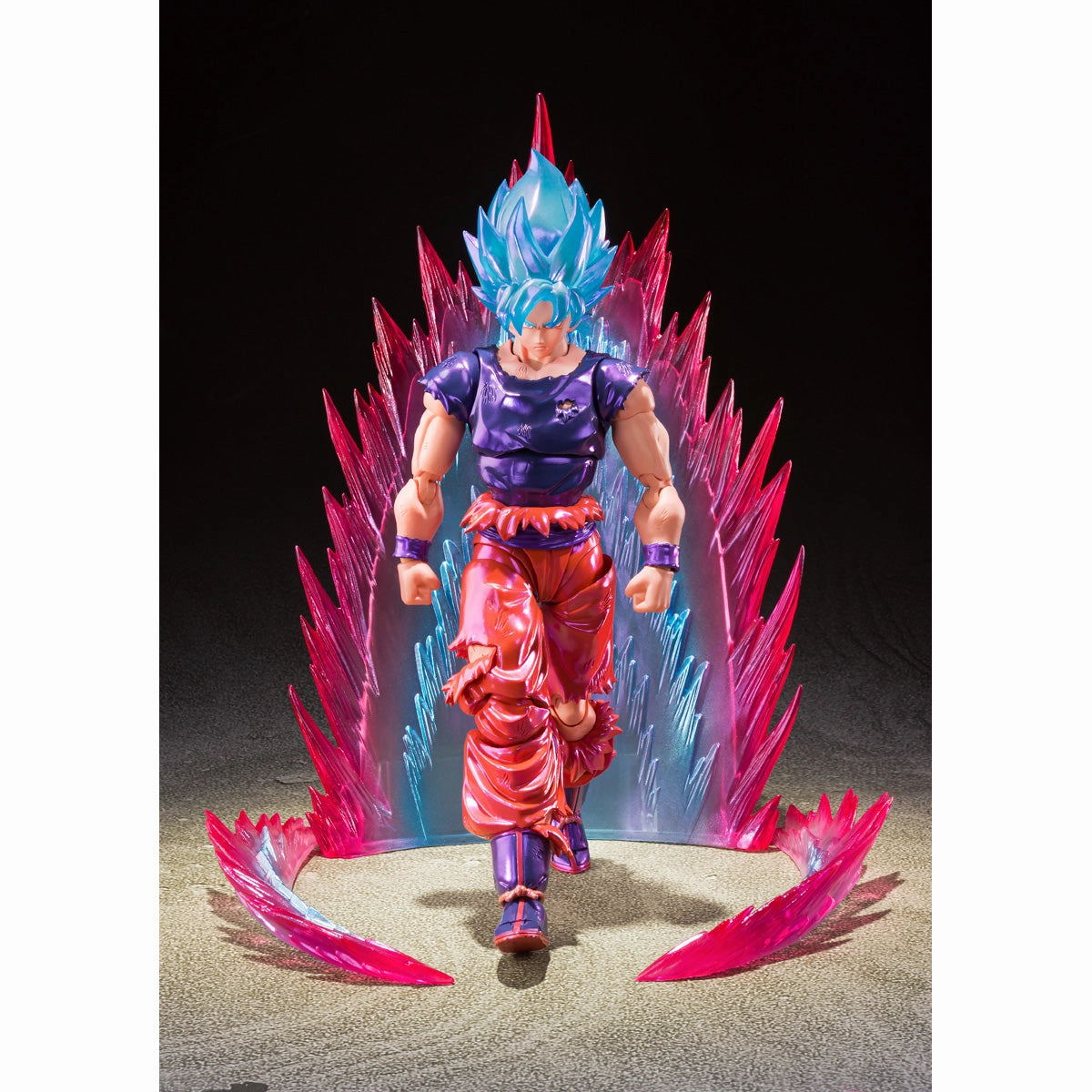 S.H. Figuarts Dragon Ball Super Saiyan God Super Saiyan Son Goku Kaio-Ken Event Exclusive Color Edition Action Figure Update Release Stability Maintain