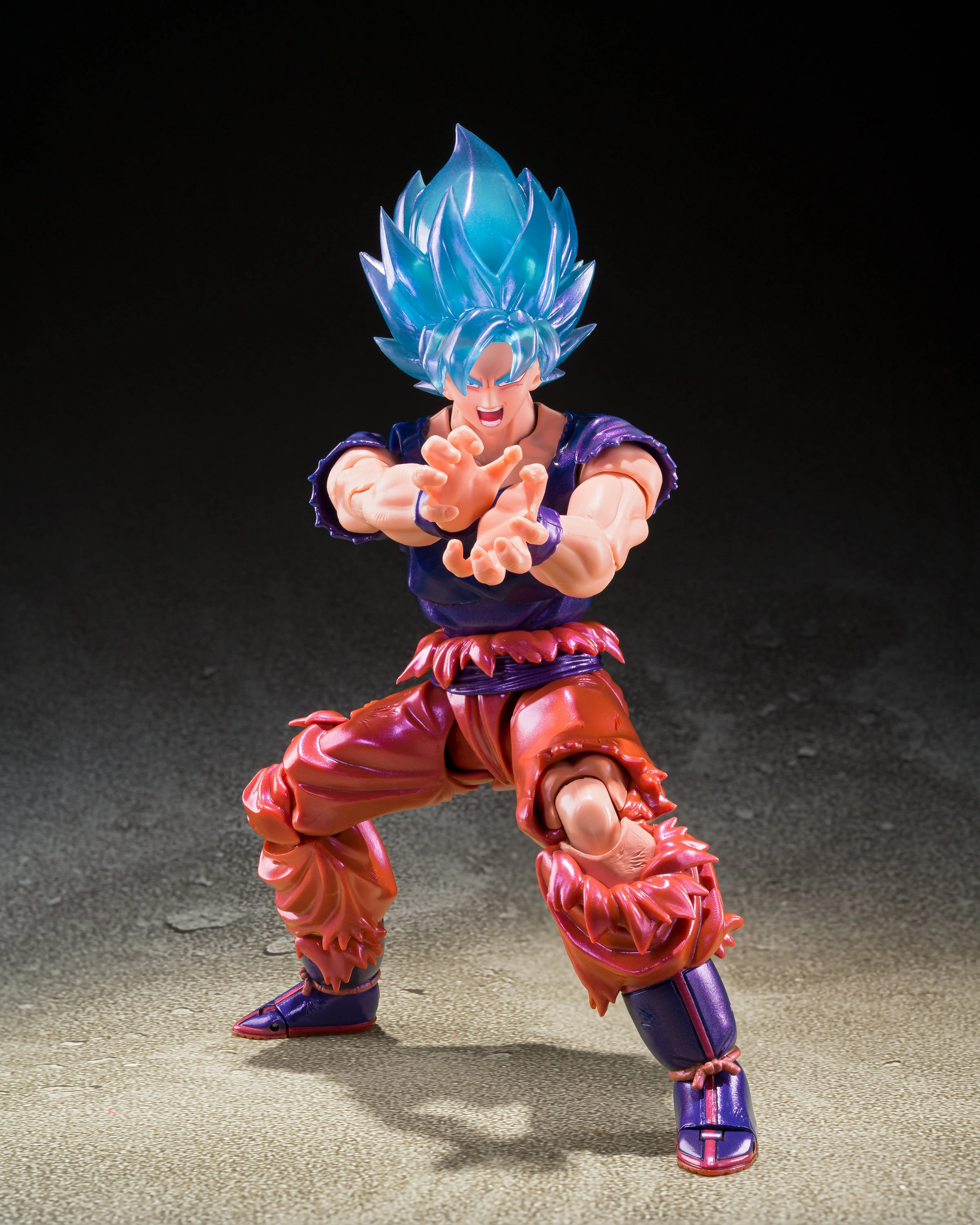 S.H. Figuarts Dragon Ball Super Super Saiyan God Super Saiyan Son Goku Kaio-Ken Exclusive Action Figure Visual Stimulation