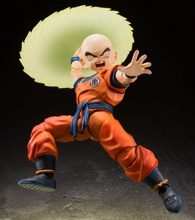 S.H. Figuarts Dragon Ball Z Krillin Earth's Strongest Man Action Figure Camping Trip Marine Life