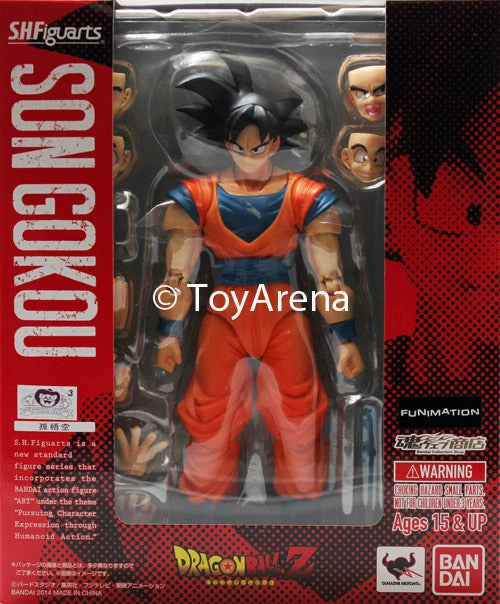 Particle Effect S.H. Figuarts Dragon Ball Z Normal Ver. Son Goku Action Figure