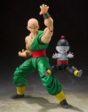 Sunny Play Tower Stacking S.H. Figuarts Dragon Ball Z Tien and Chiaotzu Action Figure