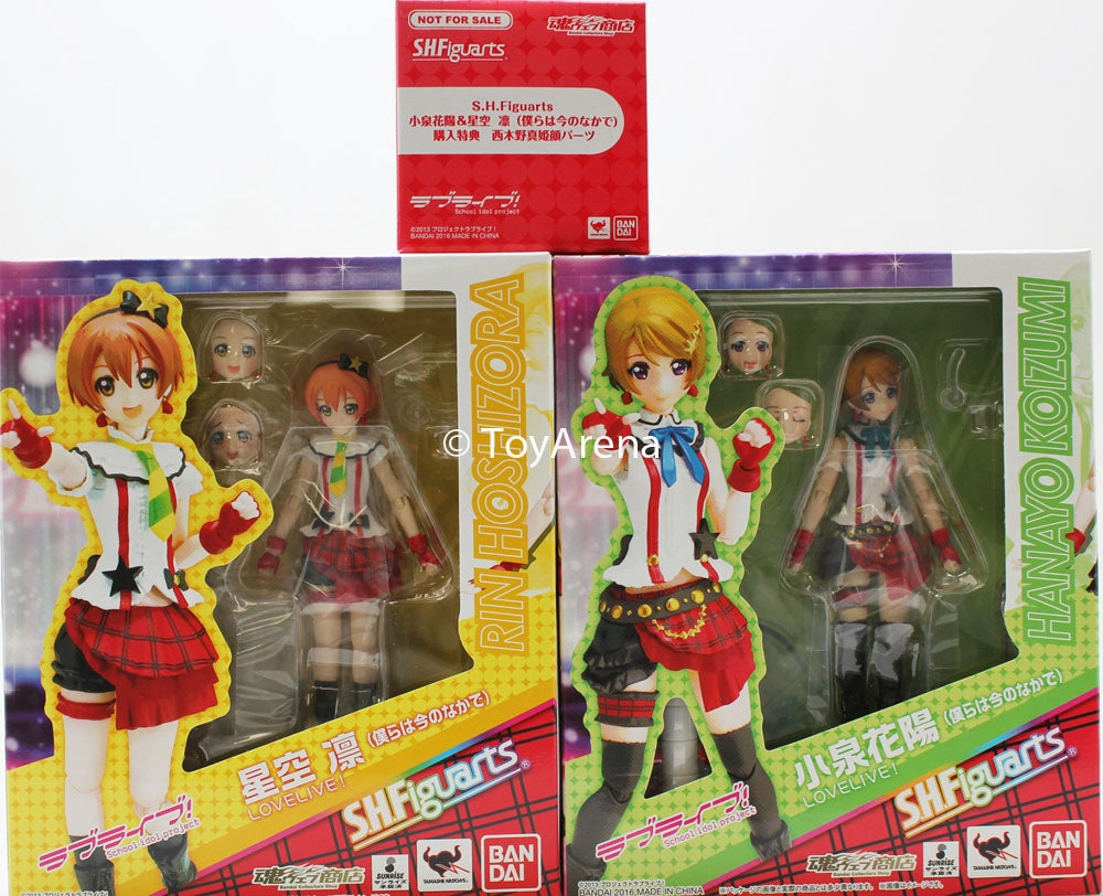 Beta testing S.H. Figuarts Hanayo Koizumi & Rin Hoshizora Set Love Live! Action Figure Tamashii Web Exclusive