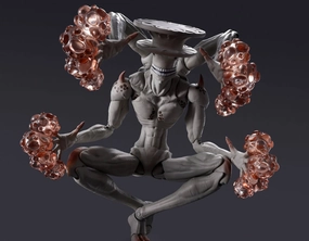 fishing gear Cell Division S.H. Figuarts Kaiju No. 8 Kaiju No. 9 Action Figure