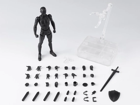 Virtual World Sunny Play S.H. Figuarts Man Male Body Kun Solid Black Color Ver. DX Set 2 Action Figure