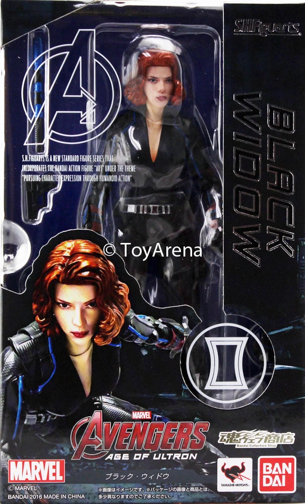 S.H. Figuarts Marvel Black Widow Avengers Age of Ultron Action Figure Video Recorder Remote control