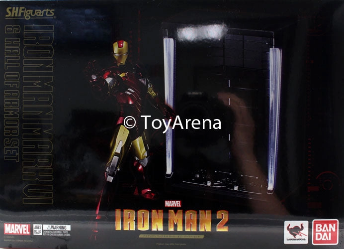 Animal Kingdom Inclusion Practice S.H. Figuarts Marvel Iron Man Mark VI (6) and Hall of Armor Set Iron Man
