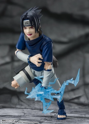 S.H. Figuarts Naruto Sasuke Uchiha -Ninja Prodigy of the Uchiha Clan Bloodline- Action Figure Surf Board