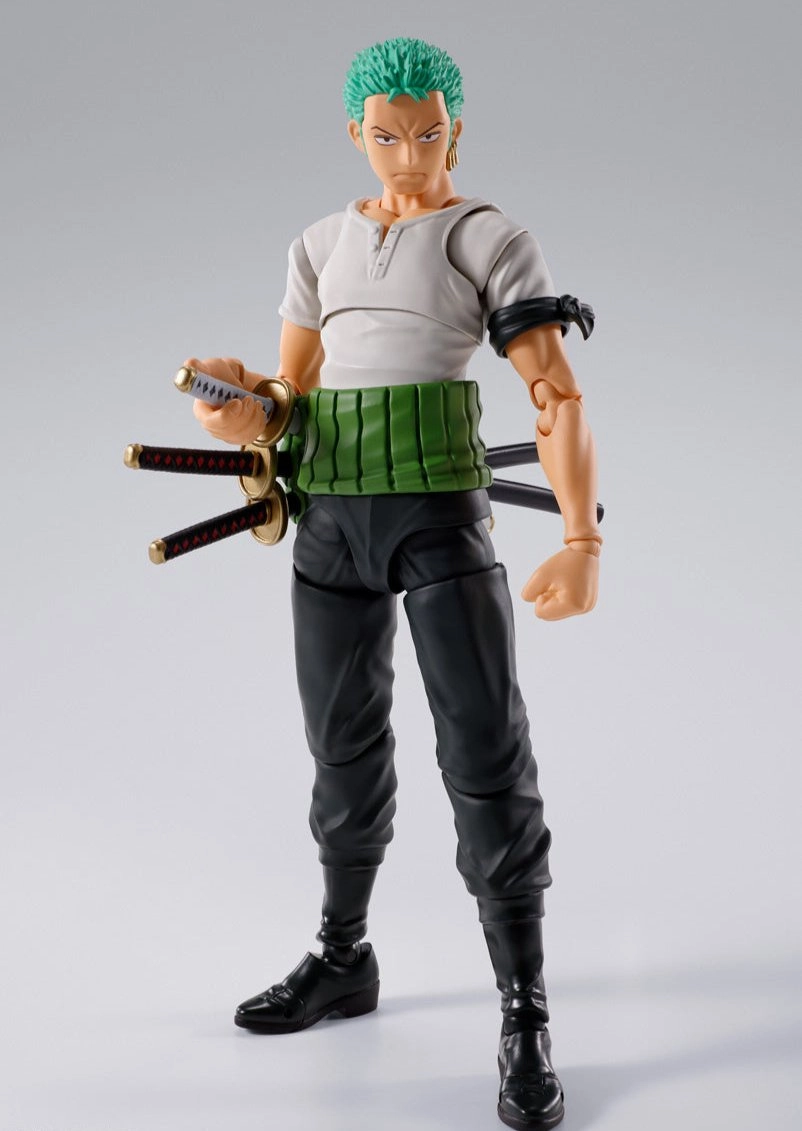 Pollution Control Tone Production S.H. Figuarts One Piece Roronoa Zoro (Romance Dawn) Action Figure