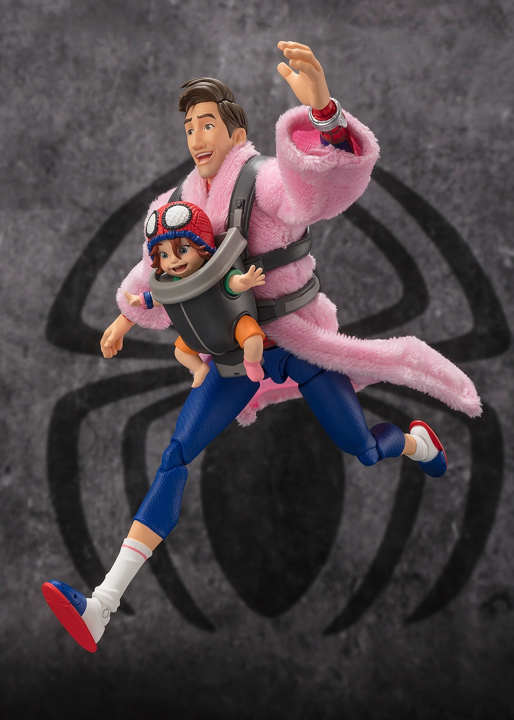 S.H. Figuarts Spider-Man: Across the Spider-Verse Peter B. Parker and Mayday Parker Puppet Show Sensory Integration