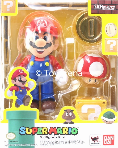 S.H. Figuarts Super Mario Super Mario Bros. Repackage Ver. Action Figure Plate Tectonics