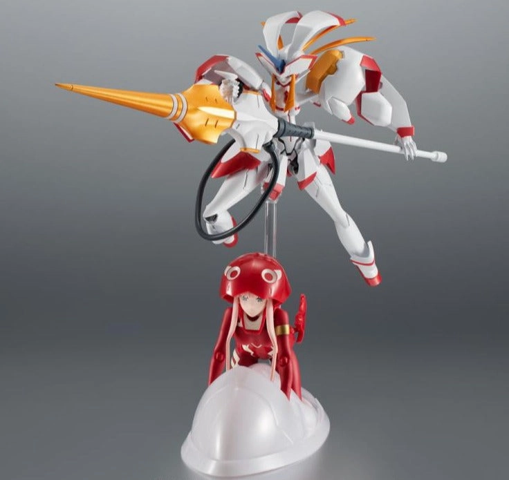 Designer Collection S.H. Figuarts x The Robot Spirits Darling in the Franxx Zero Two & Strelizia (5th Anniversary Set) Action Figure
