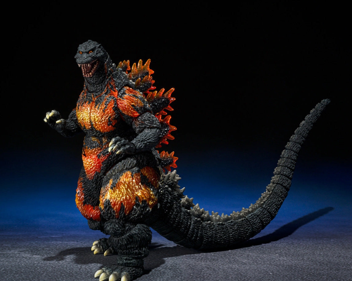 Race Car Driver S.H. MonsterArts Godzilla vs. Destoroyah (1995) Godzilla (Burning 70th Anniversary Special Ver.) Action Figure