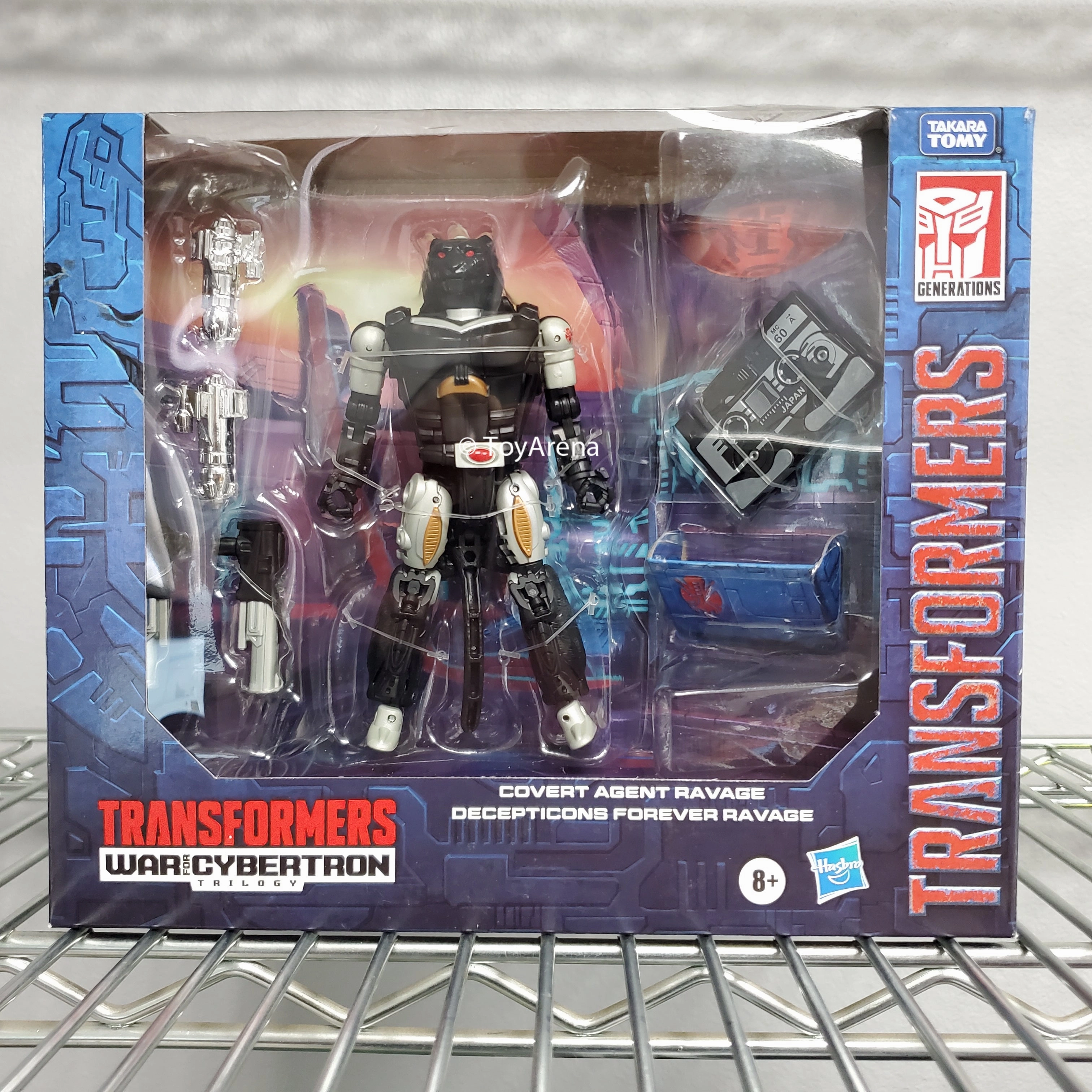 Gaming Statue Personal Treasure SDCC 2021 Transformers Generations War for Cybertron Trilogy Covert Agent Ravage and Decepticon Forever Ravage Action Figure