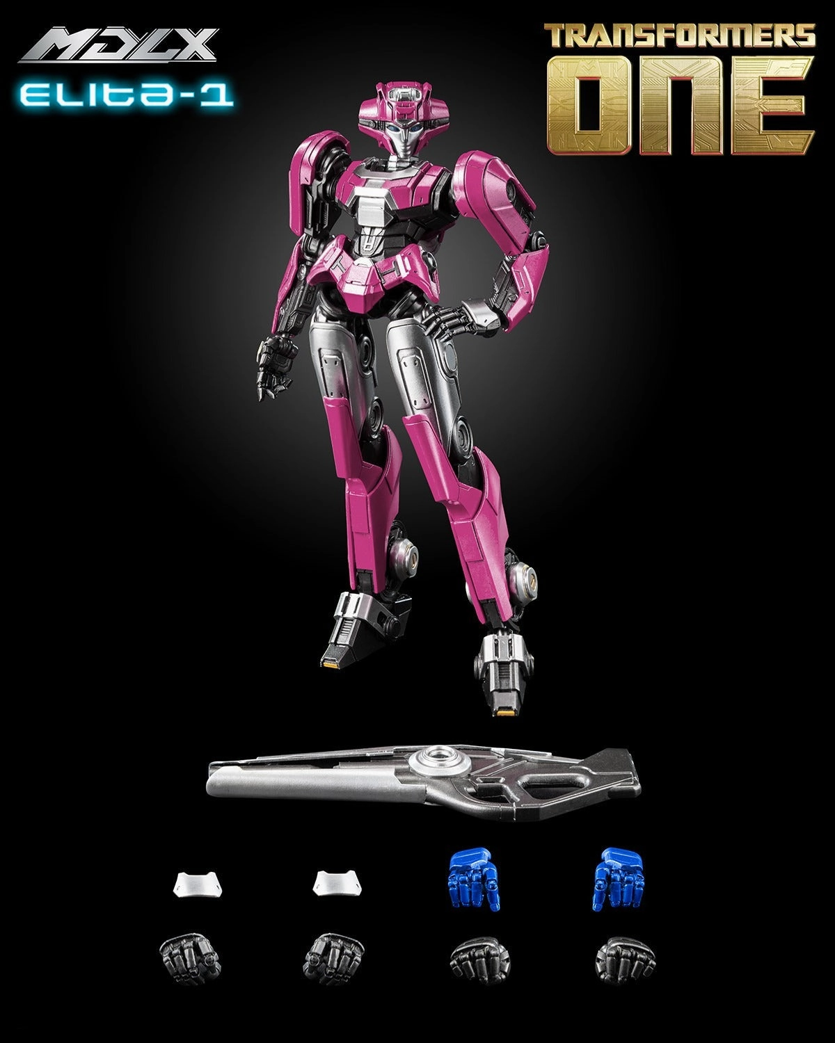 Pewter Figure ThreeZero Transformers One ELITA-1 MDLX Action Figure