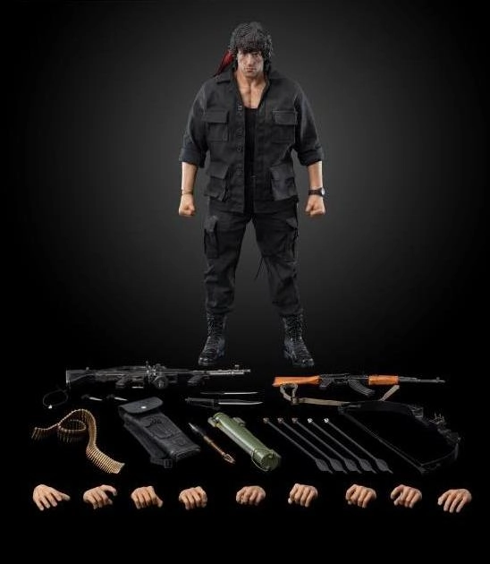 ThreeZero 1/6 First Blood Part II John Rambo Sixth Action Figure Farm Animal Auction Item