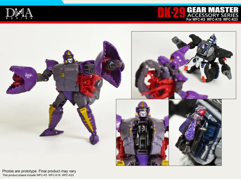 DNA Design DK-29 Gear Master Accessory Series Upgrade kit for WFC-K5, WFC-K18 and WFC-K23 Diorama Accent