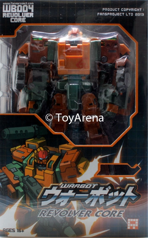Fansproject Warbot WB-004 Revolver Core Transformers Action Figure Reptile Figure Traditional Craft