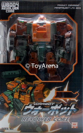 Fansproject Warbot WB-004 Revolver Core Transformers Action Figure Reptile Figure Traditional Craft