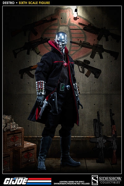 Sideshow Collectibles 1/6 GI Joe Destro Sixth Scale Figure Event specific Geological Sample