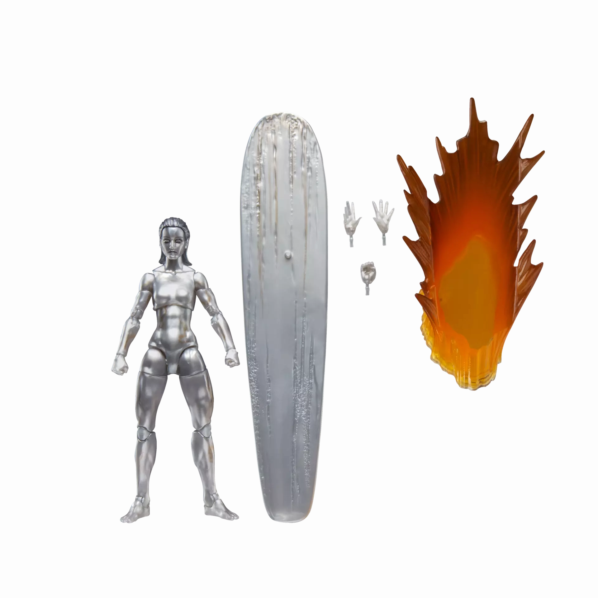 Indie Game Abstract art Marvel Legends The Fantastic Four: First Steps Silver Surfer Action Figure
