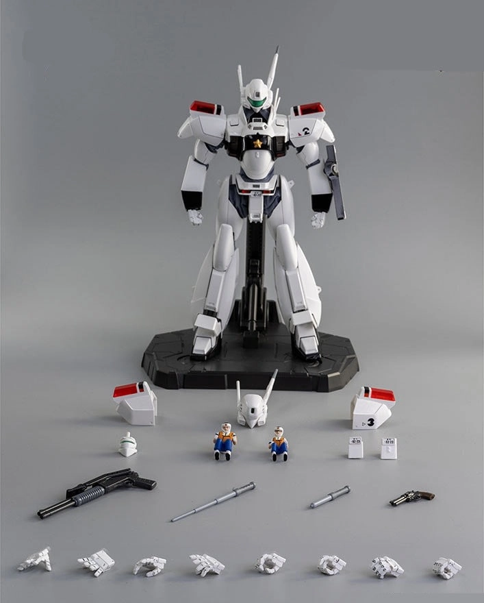 ThreeZero Patlabor ROBO-DOU Ingram Unit 2   Unit 3 Compatible Set 1/35 Scale Figure Gaming Character Desktop Replica