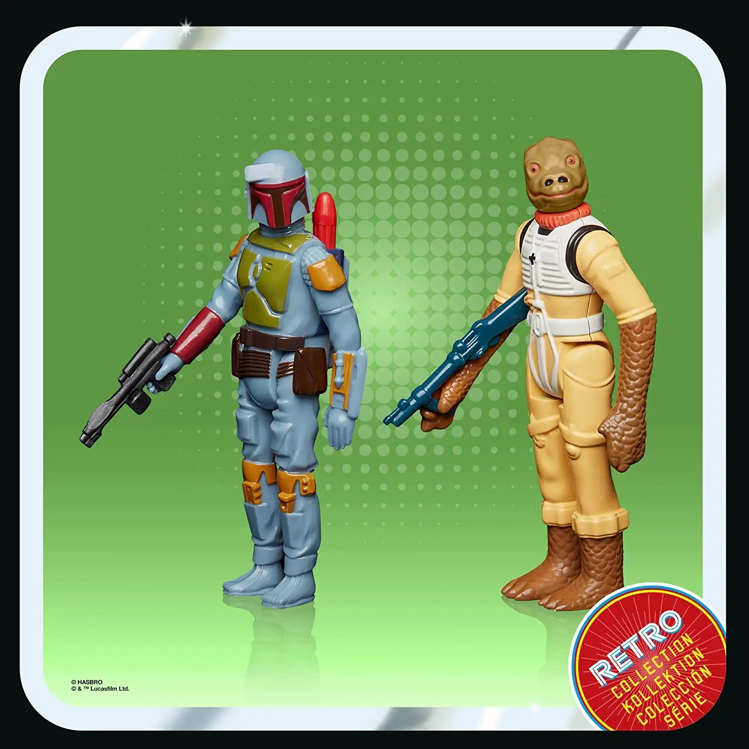 Star Wars Retro Collection Boba Fett & Bossk 3.75" Action Figure Fairy tale Brand Collaboration