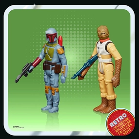 Star Wars Retro Collection Boba Fett & Bossk 3.75" Action Figure Fairy tale Brand Collaboration