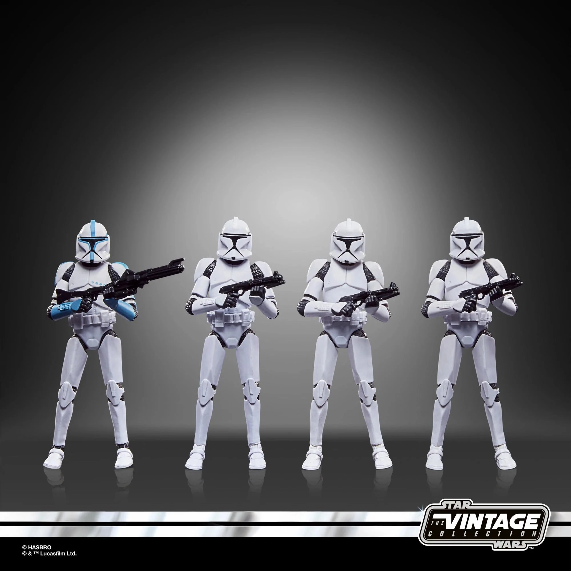 Star Wars Vintage Collection Phase I Clone Trooper F5554 3.75" Action Figure 4-Pack Dedicated Collector
