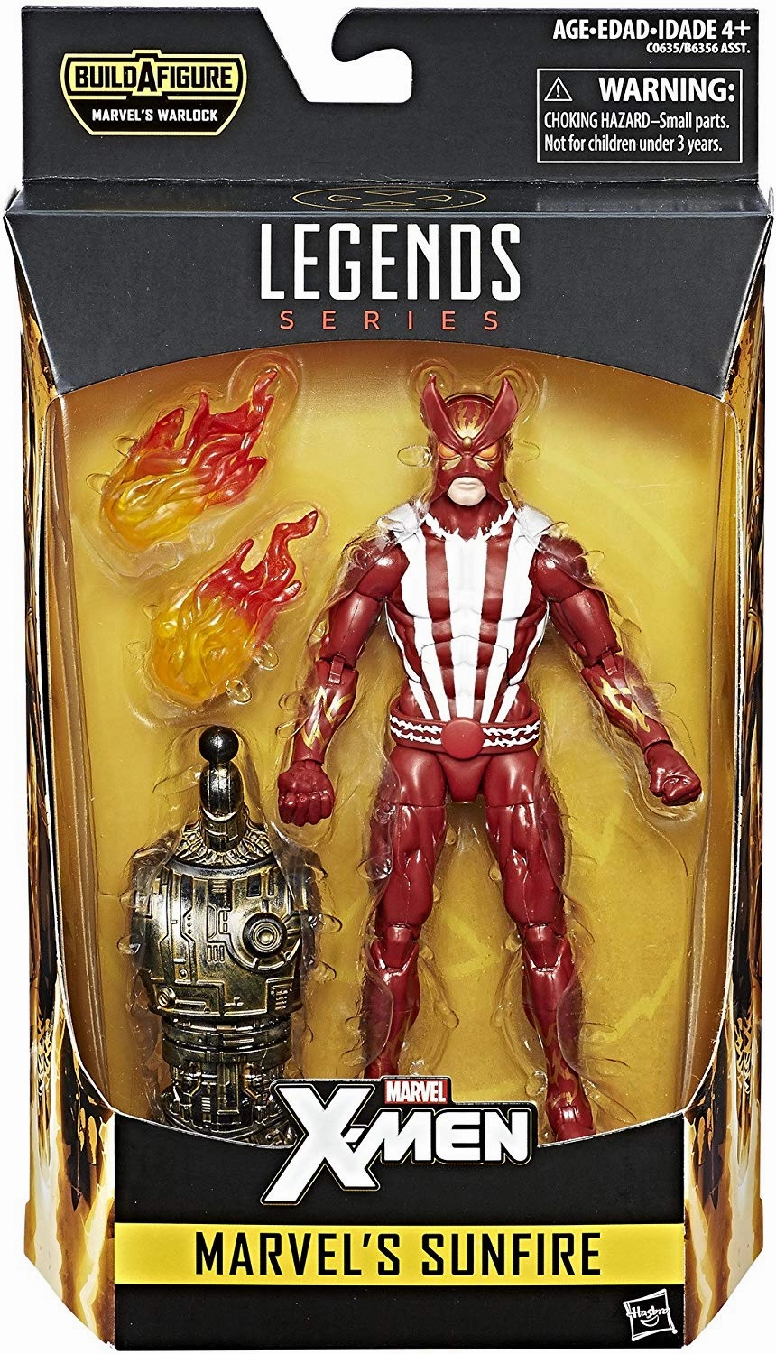 Cute Collectible Customer Favorite Marvel Legends X-Men Marvel's Sunfire (Warlock BAF)
