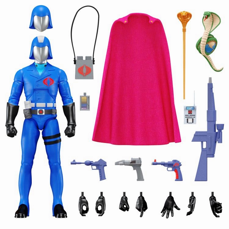Casual Fan Super7 G.I. Joe Ultimates Cobra Commander Action Figure