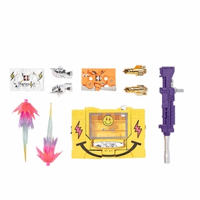 Transformers Generations J Balvin Balvintron Energia Buzzsaw and Vibras Stripes 3-PackAction Figure Spacecraft Model